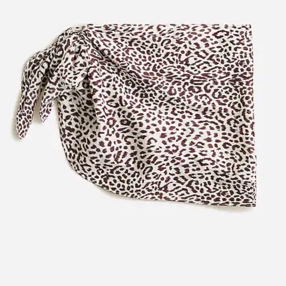 J. Crew Leopard Print Sarong